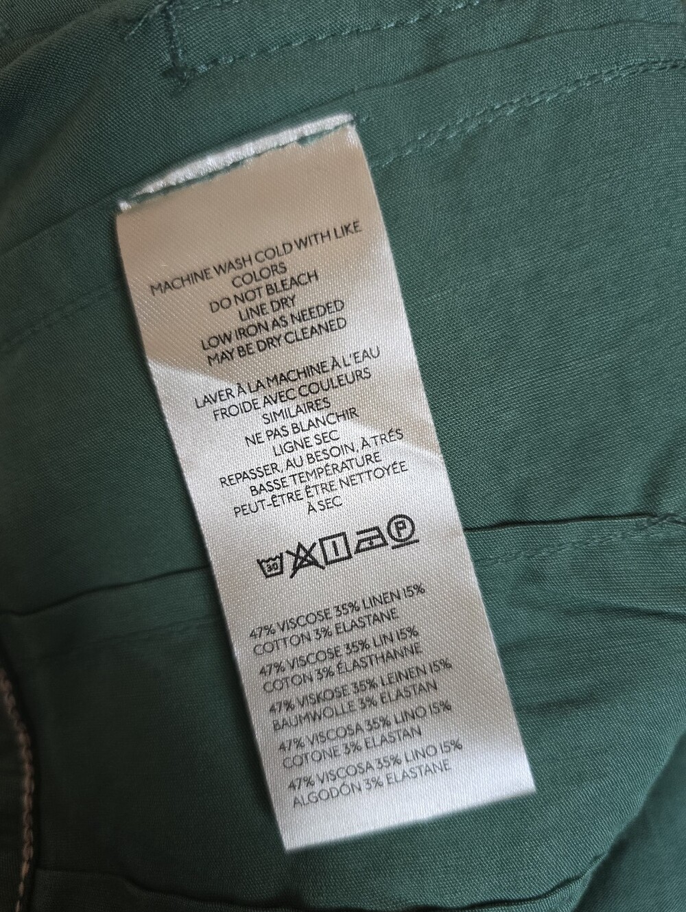 Maeve Muted Emerald Green Colette High Waisted Wide-Leg Trousers 28 - Picture 6 of 13